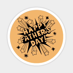 Happy Fathers Day greeting. Magnet